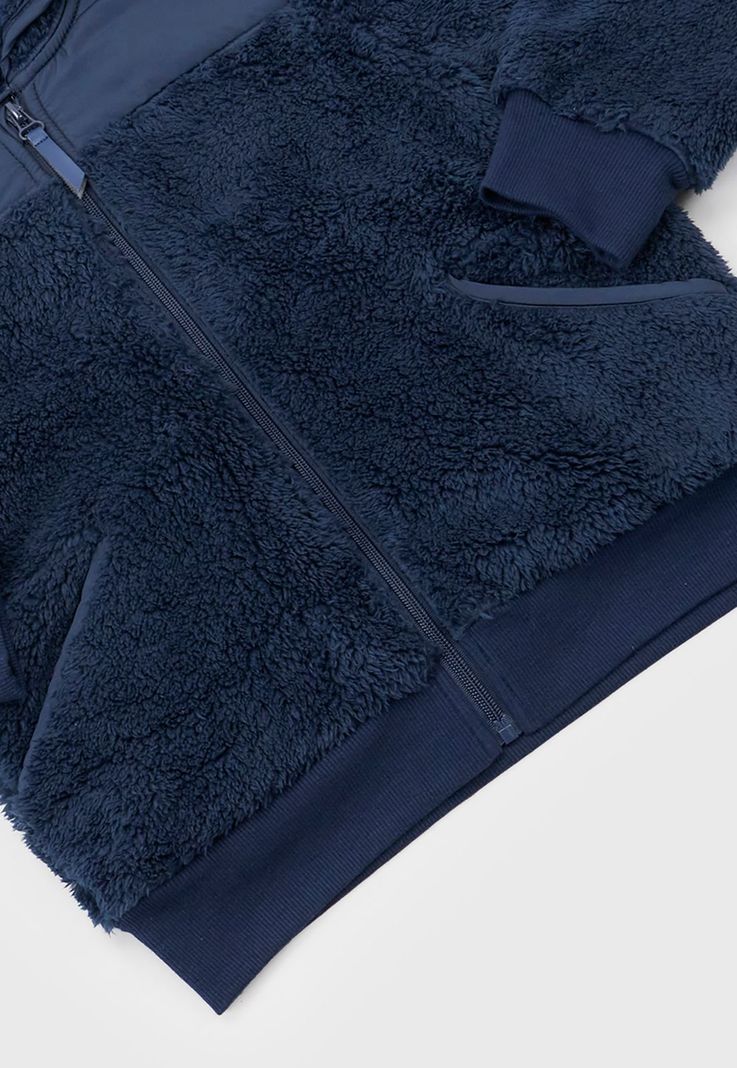 Poleron Niña Coral Escolar Navy Corona-3