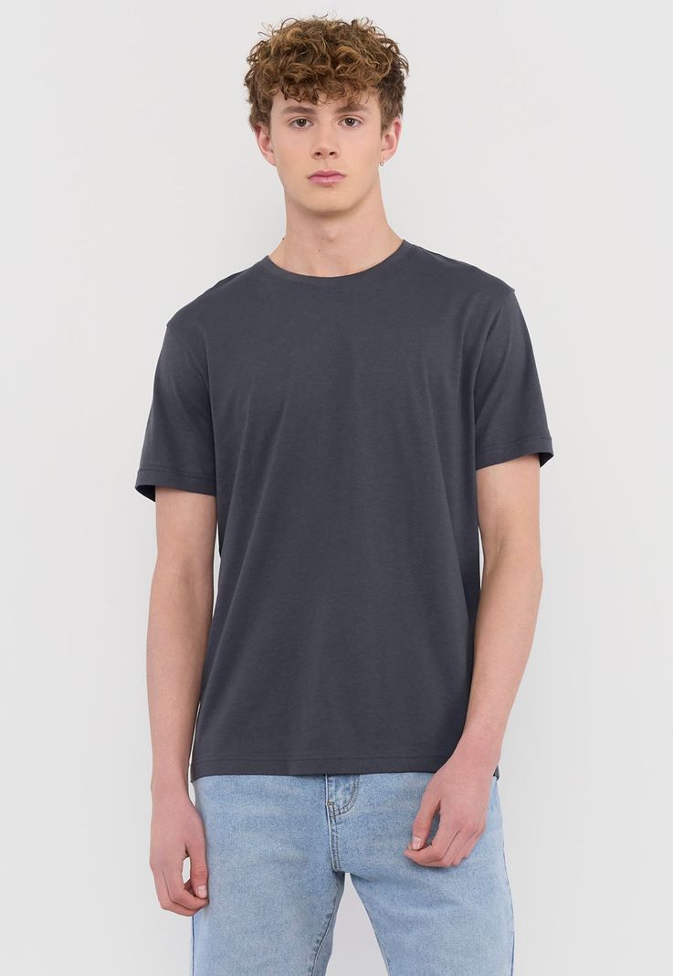Polera Hombre Fun College Negro Corona-0