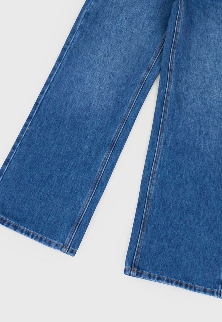 Jeans Niña Teen Wide Leg Azul Oscuro Corona-3