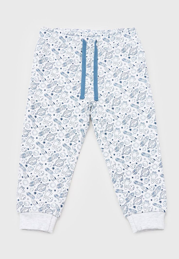 Pantalon De Buzo Bebe Niño Fullprint Gris Corona-0
