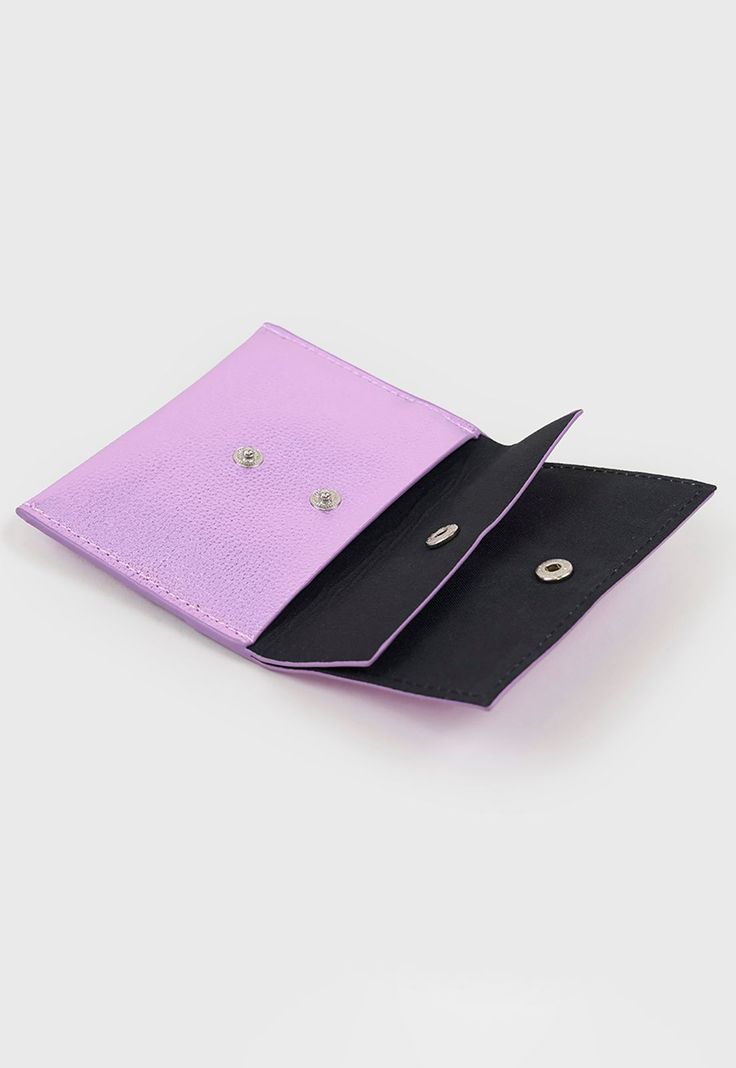 Monedero Mujer Metalizado Morado Corona-2