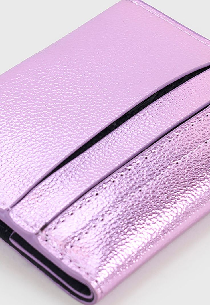 Monedero Mujer Metalizado Morado Corona-3