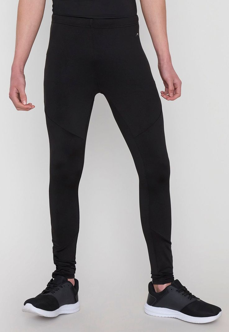 Calza Hombre Deportva Skinny Negro Corona-1
