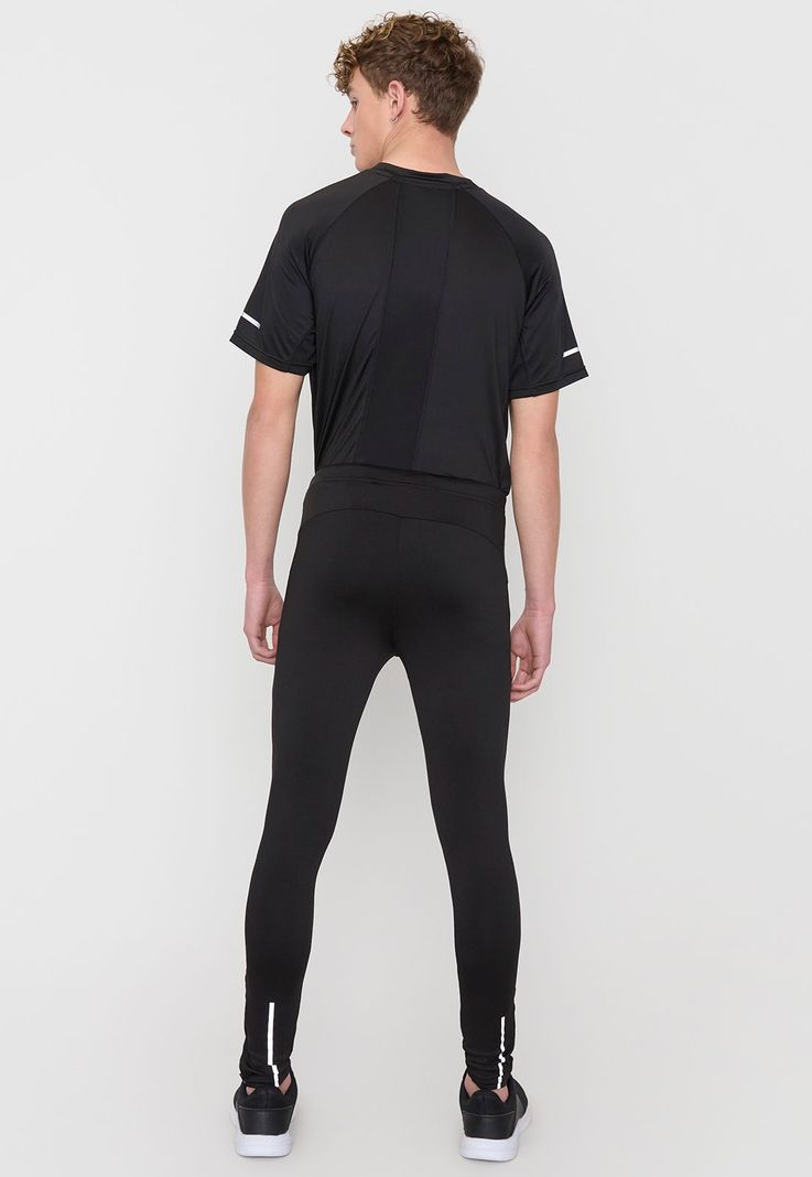 Calza Hombre Deportva Skinny Negro Corona-2