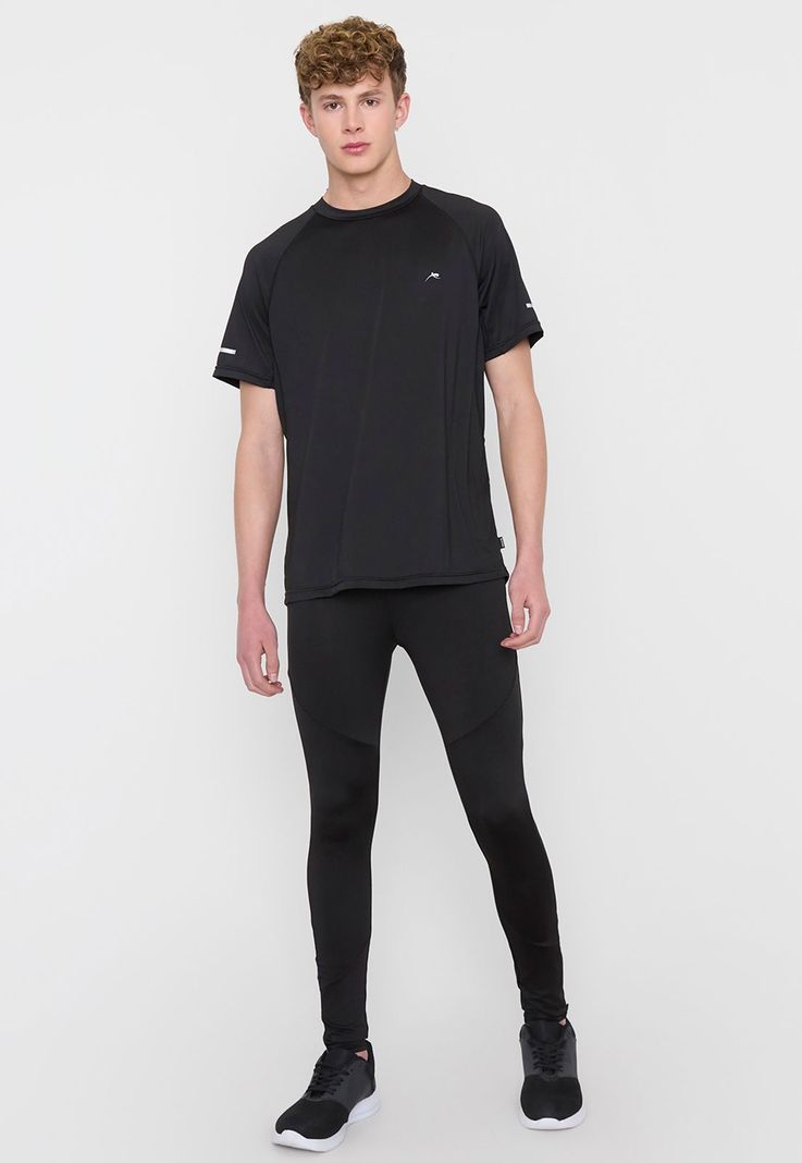 Calza Hombre Deportva Skinny Negro Corona-3