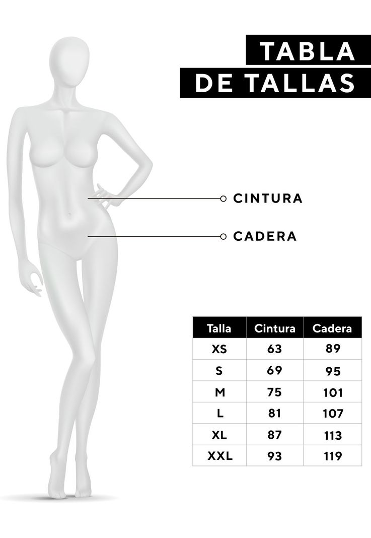 Falda Mujer Elasticada Líneas Rojo Corona-4