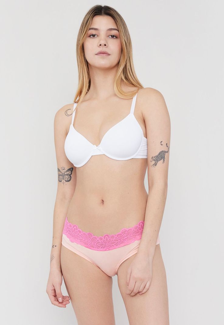 Pantaleta Mujer Cotton Coral Corona-0