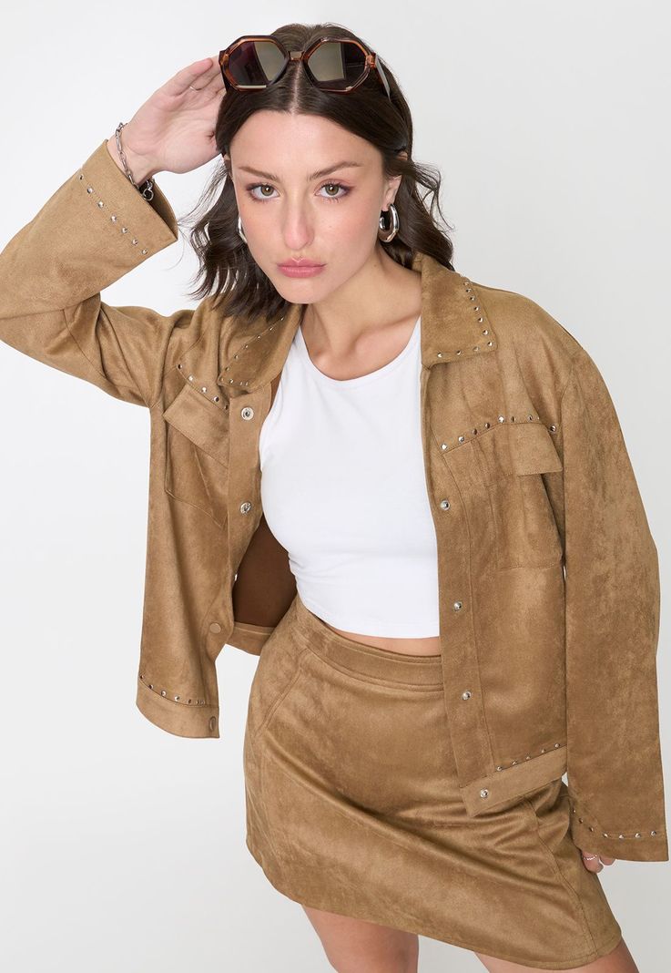 Chaqueta Mujer Western Camel Corona-1