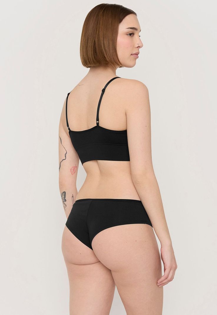 Tripack Pantaleta Negro Mujer-Blanco-Rosado Corona-2
