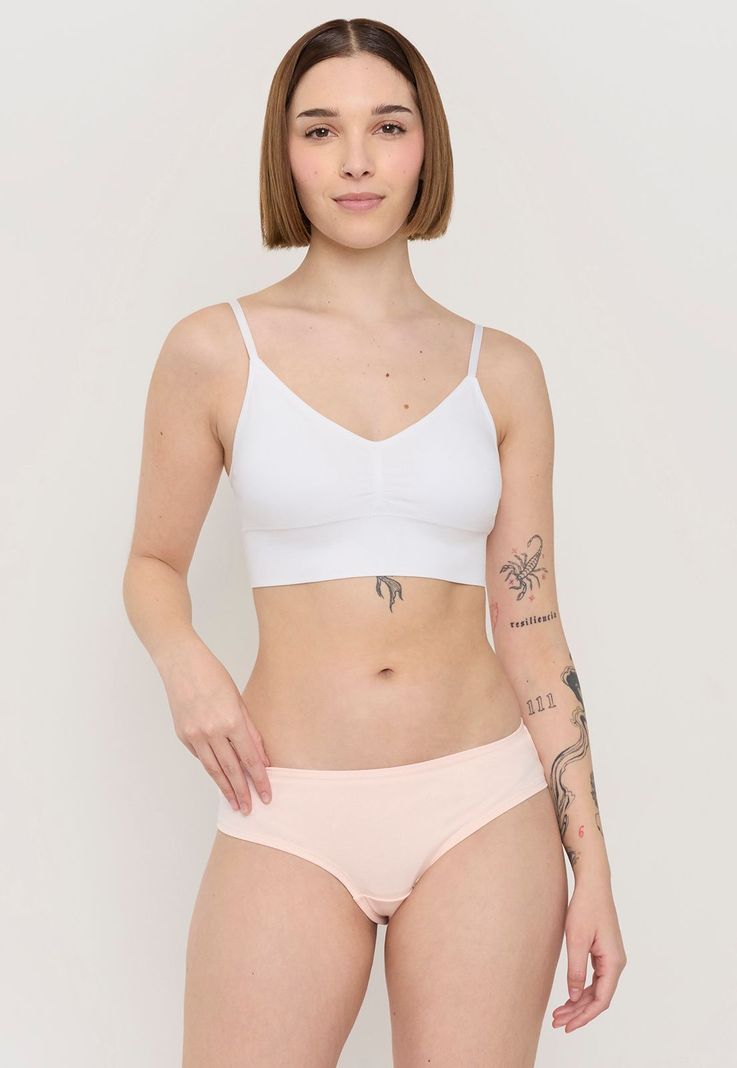 Tripack Pantaleta Negro Mujer-Blanco-Rosado Corona-3