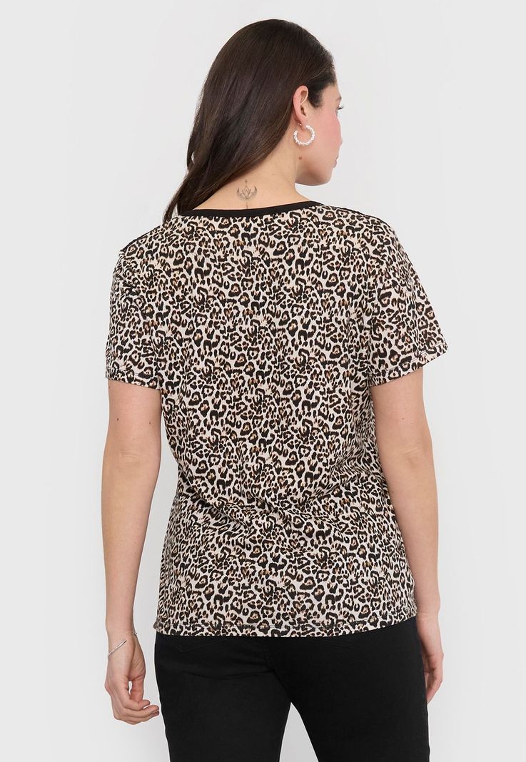 Polera Hombre Slim Negro Corona-1