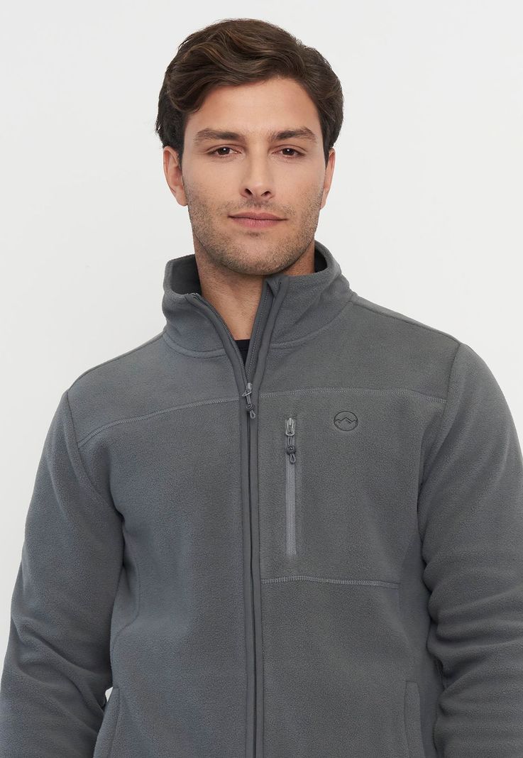 Polar Outdoor Hombre Básico Gris Liso Corona-2