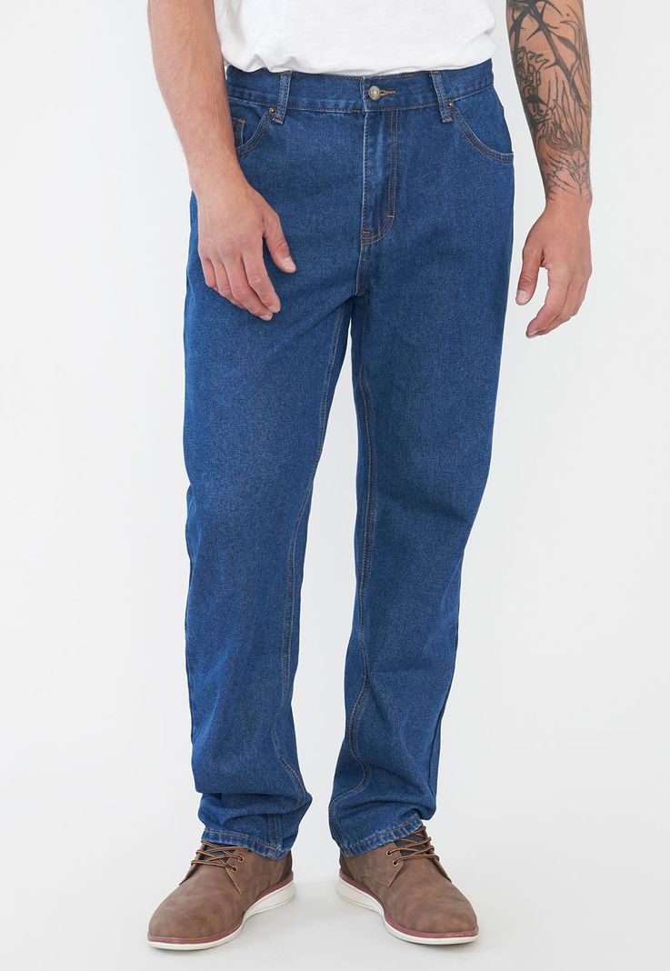 Jeans Hombre Regular Azul Corona-1