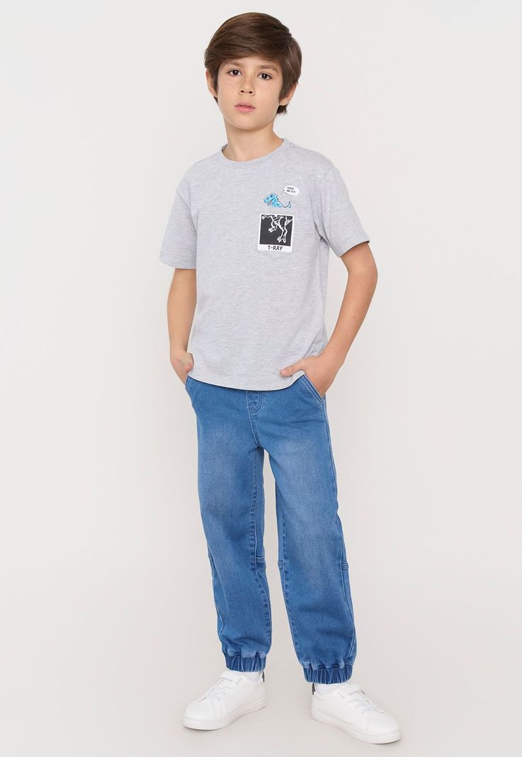 Jeans Niño Kids Jogger Azul Medio Corona-0