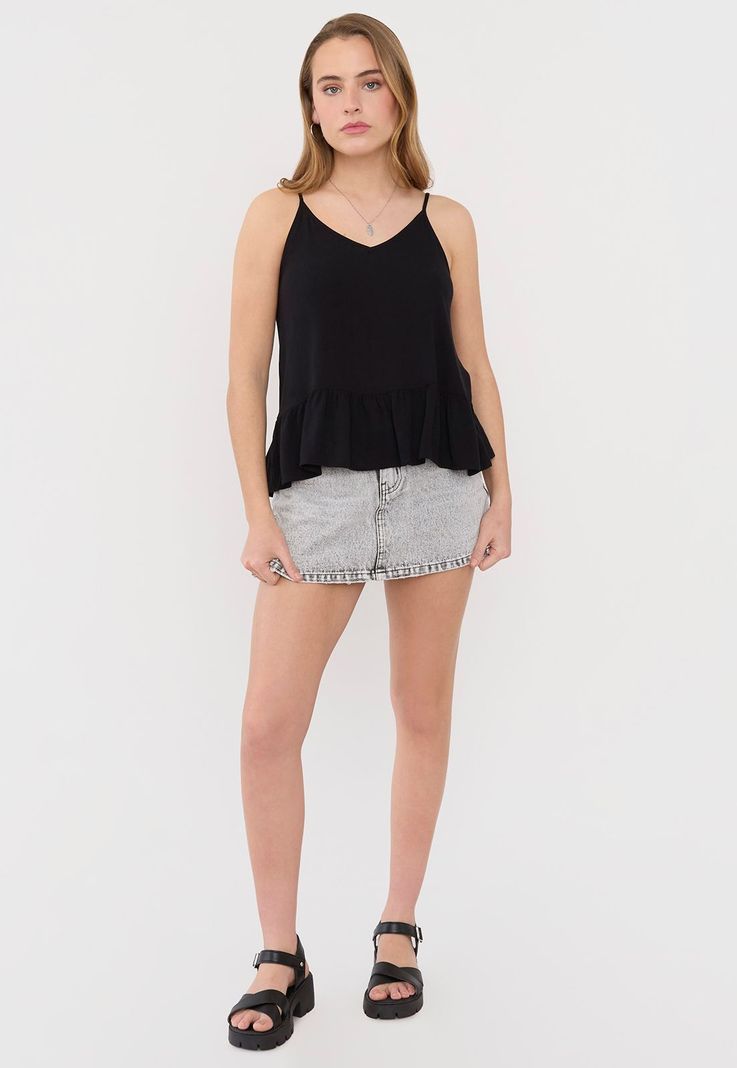 Blusa Mujer Pabilo Negro Corona-3