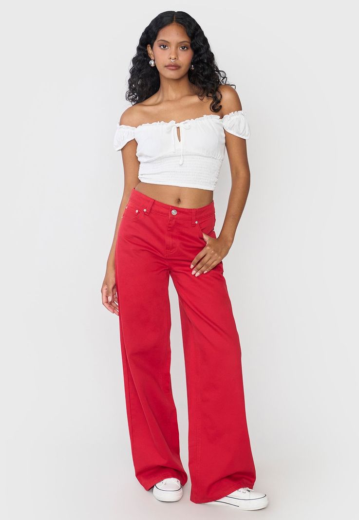 Blusa Mujer Peto Off Shoulder Amarras Blanco Corona-3