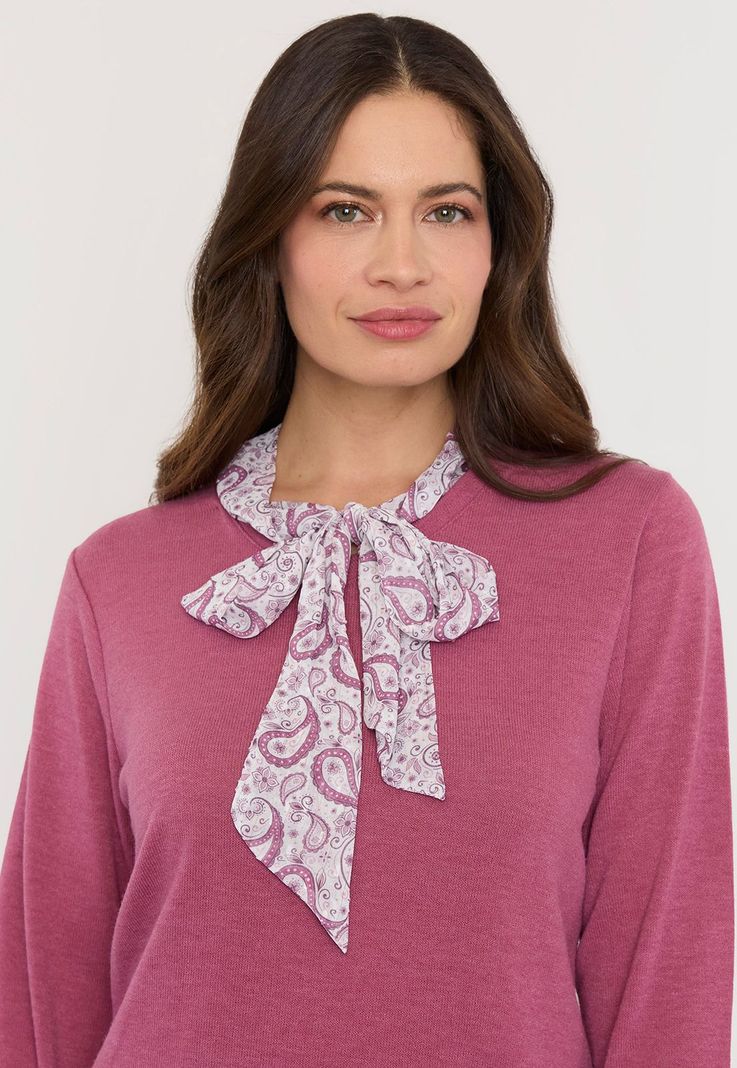 Sweater Mujer Pañuelo Print Corona-2