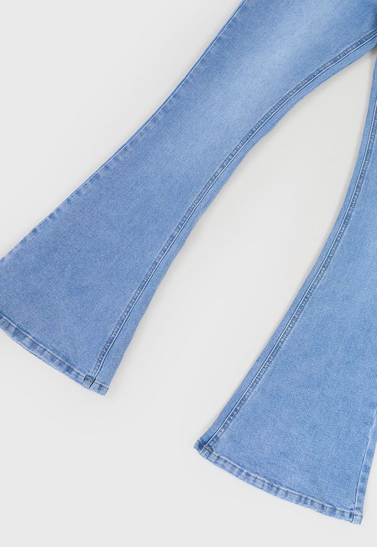 Jeans Niña Teen Flare Azul Claro Corona-3