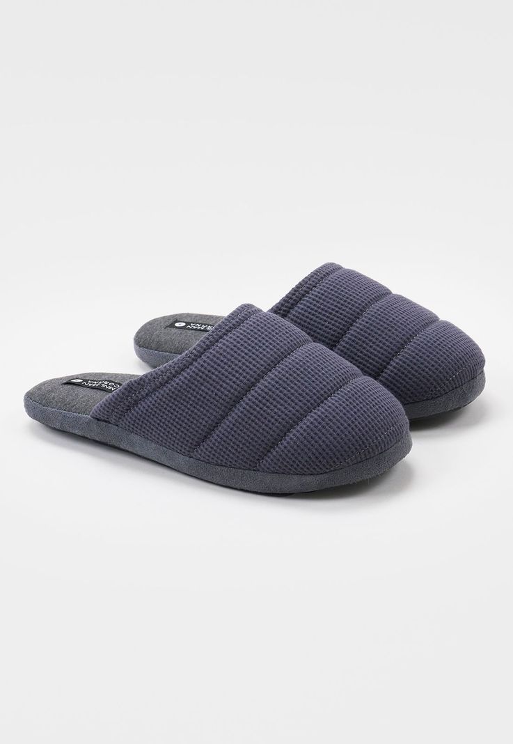 Pantufla Hombre Poliéster Negro Corona-0