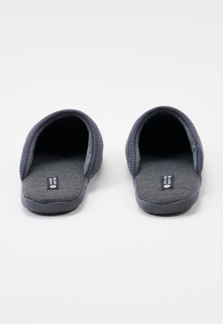 Pantufla Hombre Poliéster Negro Corona-3