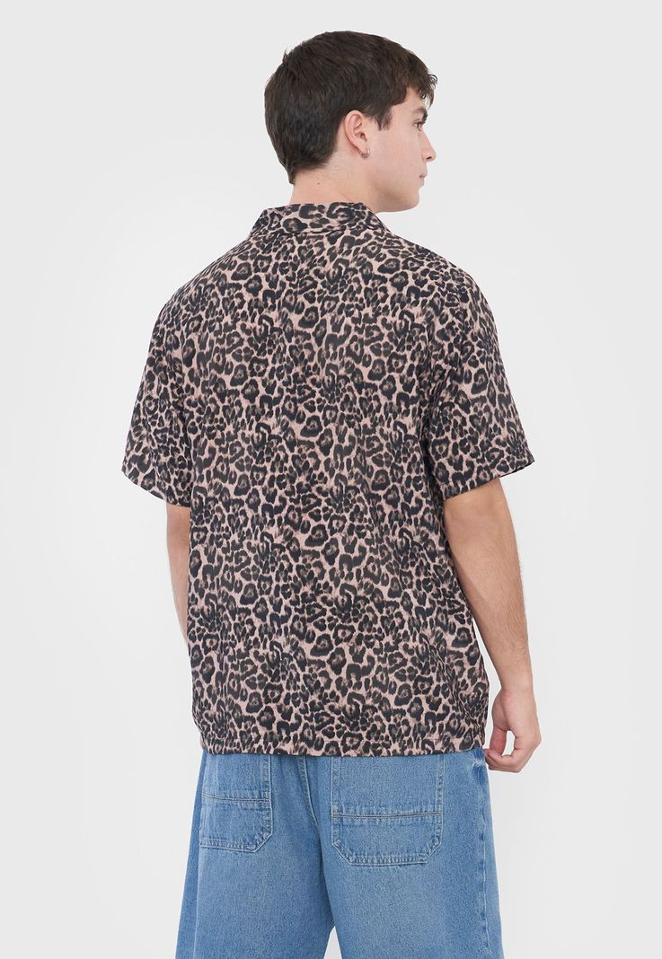 Camisa Hombre Animal Print Animal Print Corona-1