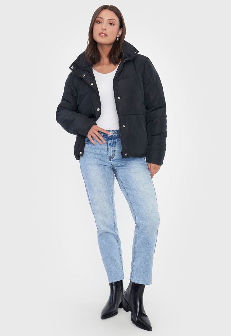 Parka Mujer Clásica Negro Corona-3