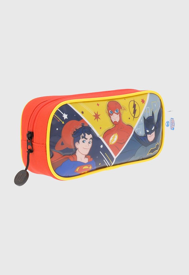Estuche Dc Comics Naranjo Corona-2
