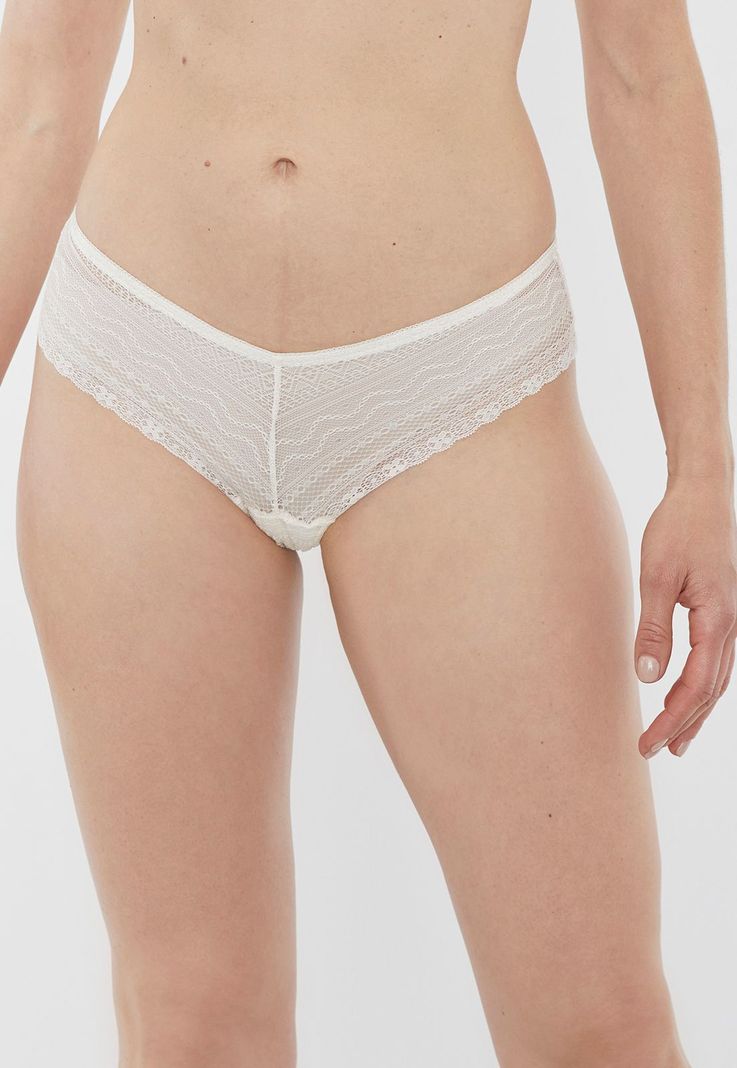 Pantaleta Mujer Full Lace Ecru Corona-3