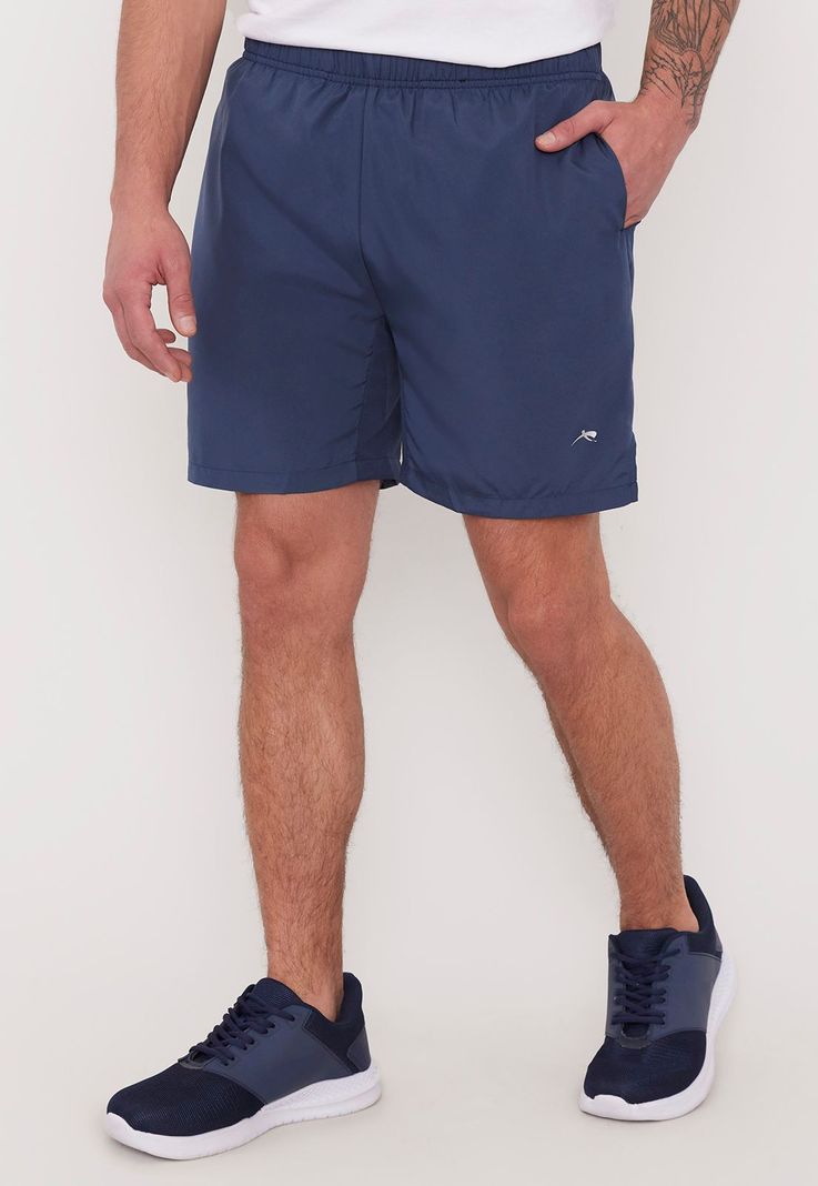 Short Hombre Deportivo Liso Navy Corona-1