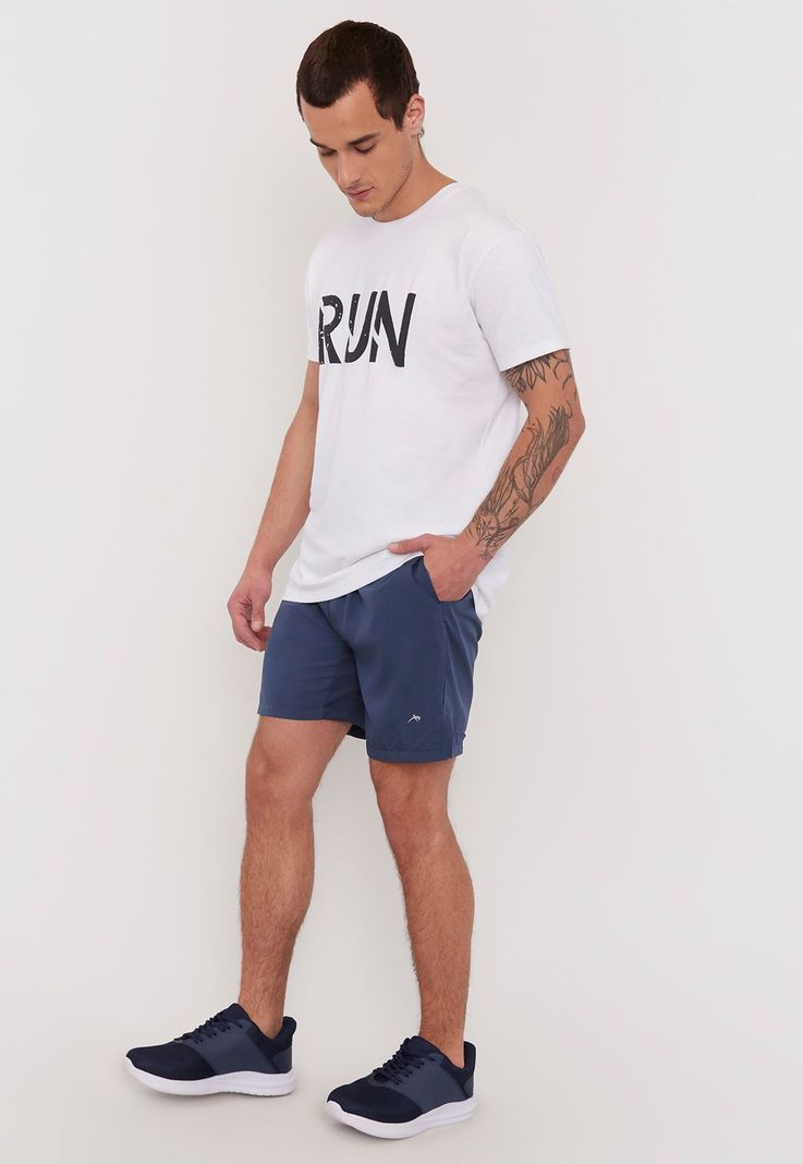 Short Hombre Deportivo Liso Navy Corona-3