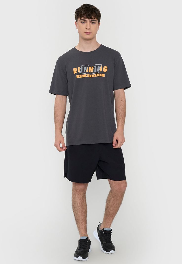 Polera Hombre Deportiva Fun Charcoal Corona-3