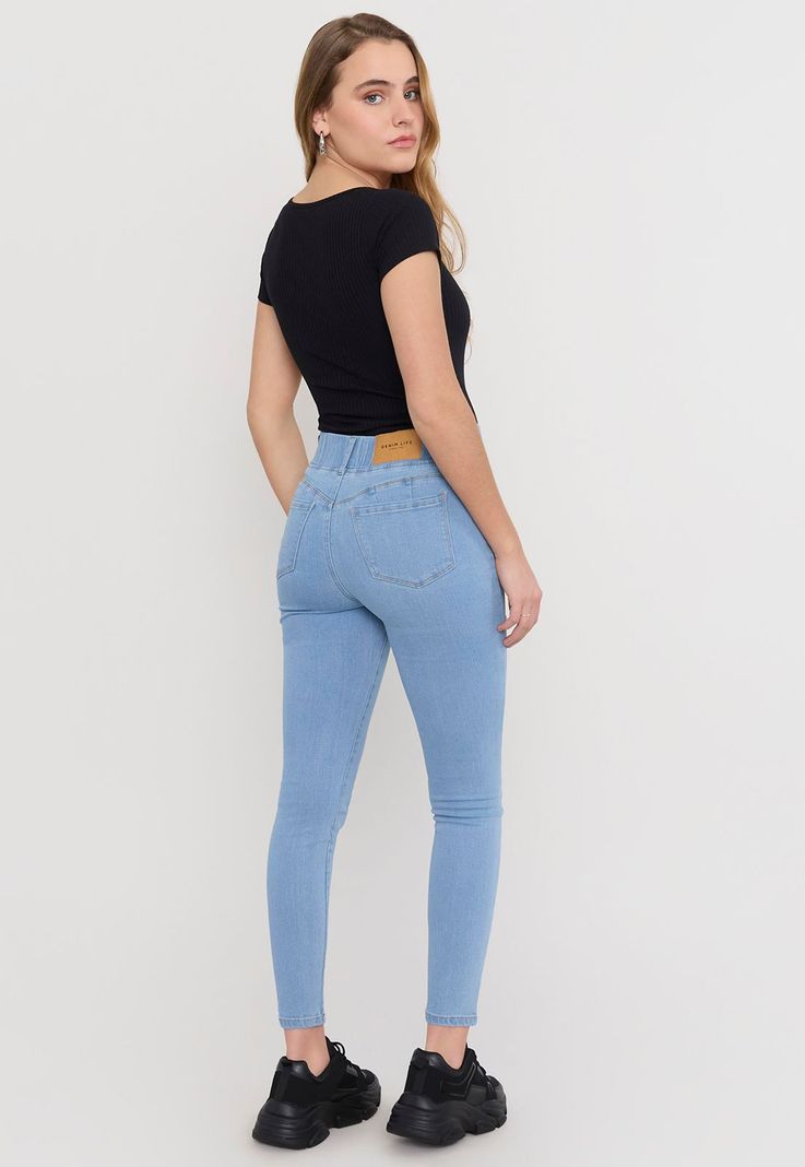 Jeans Mujer Noventero Roturas Azul Medio Corona-2