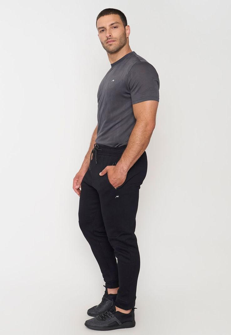 Buzo Hombre Deportivo Cierres Color Negro Corona-3