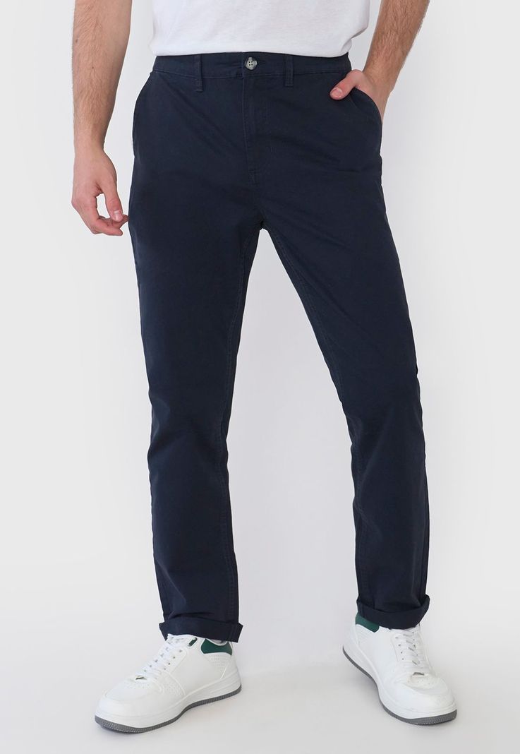 Pantalón Hombre Chino Azul Corona-1