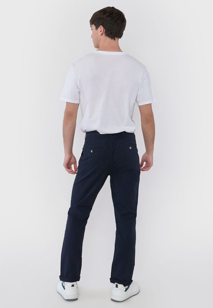 Pantalón Hombre Chino Azul Corona-2