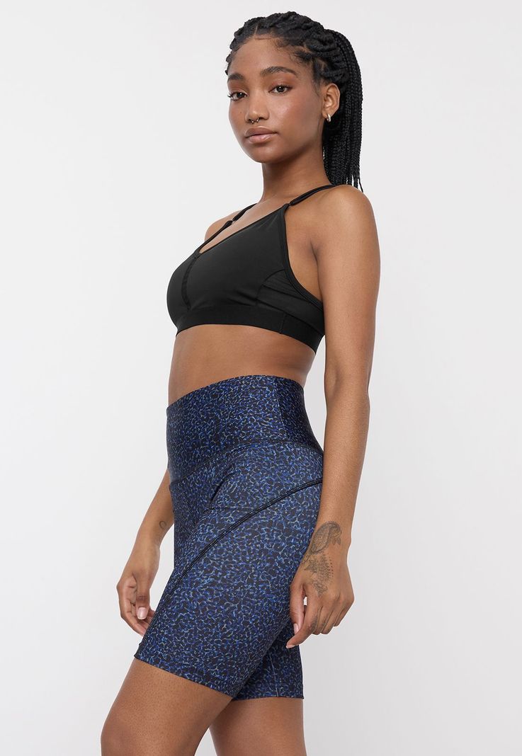 Calza Mujer Deportiva Biker Azul Corona-0