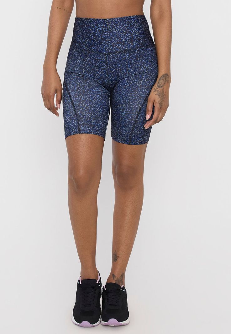 Calza Mujer Deportiva Biker Azul Corona-1