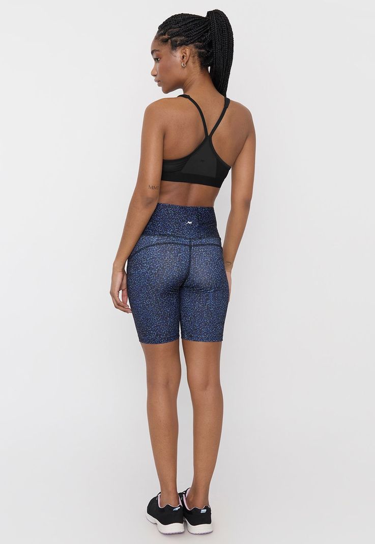 Calza Mujer Deportiva Biker Azul Corona-2