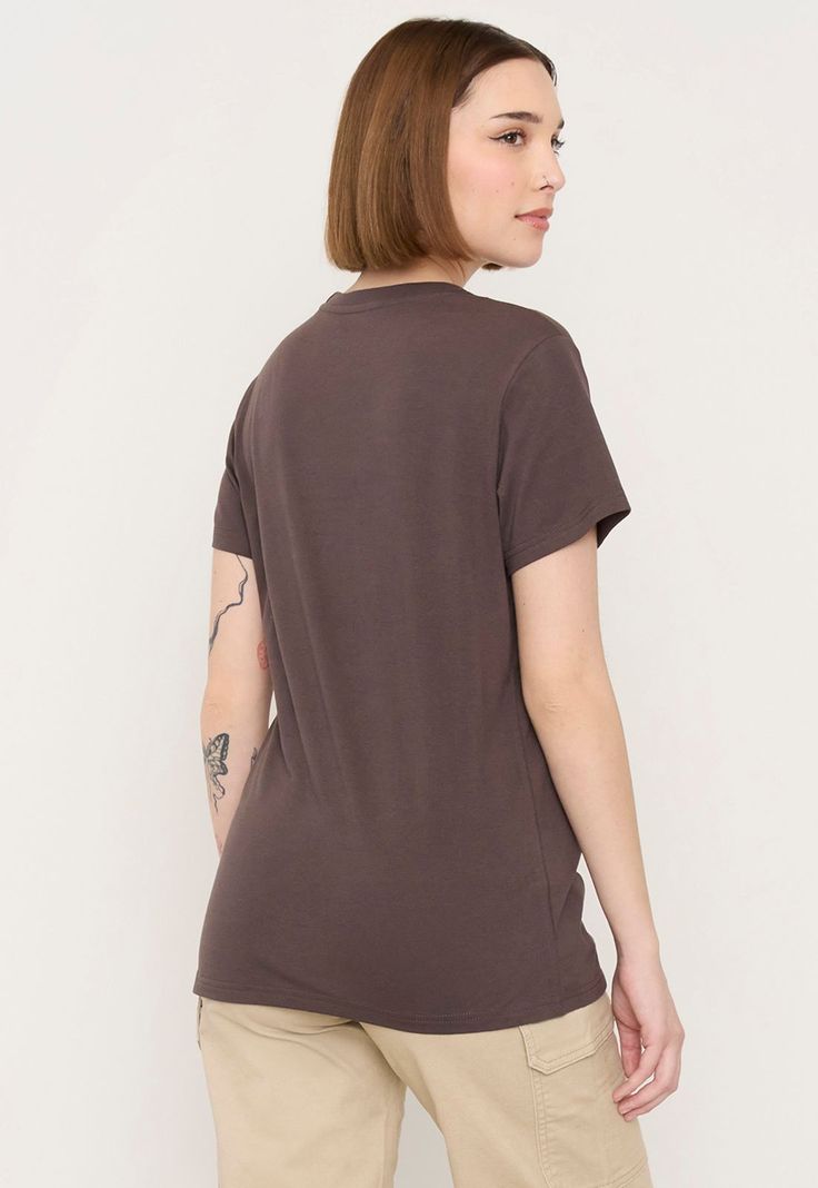 Polera Fun Mujer Oversize Café Corona-1