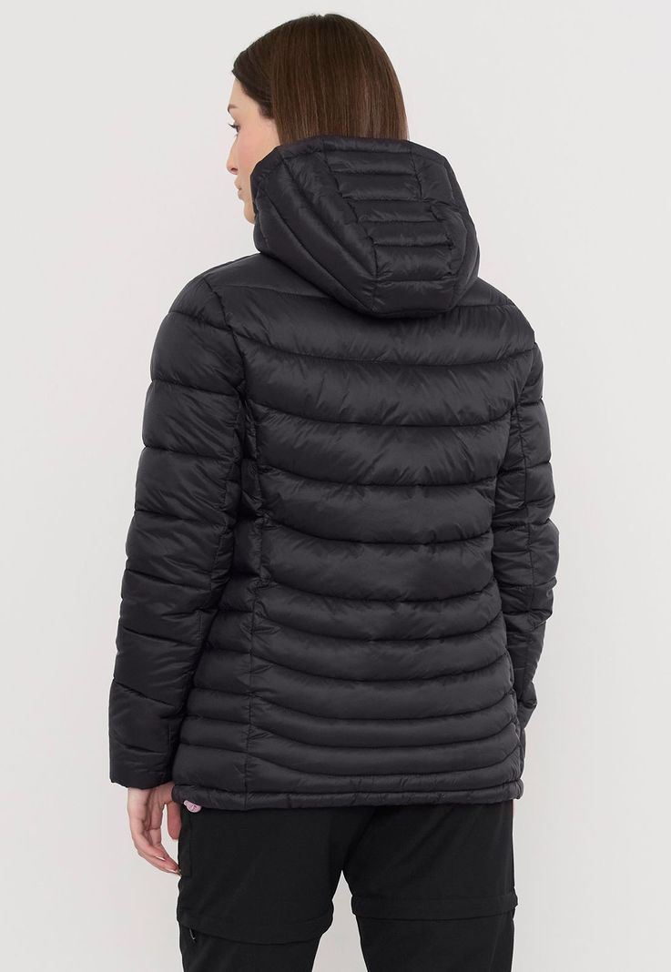 Parka Outdoor Mujer Acolchada Negro Corona-1