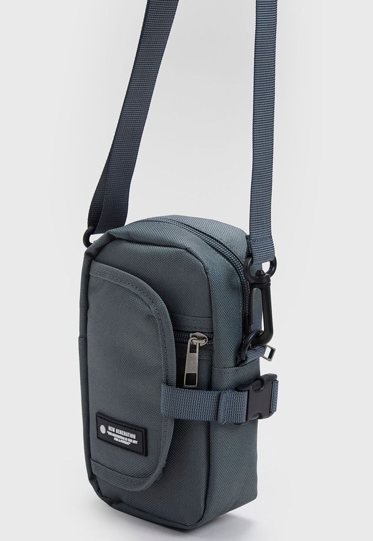 Bandolera Hombre Gris Corona-2