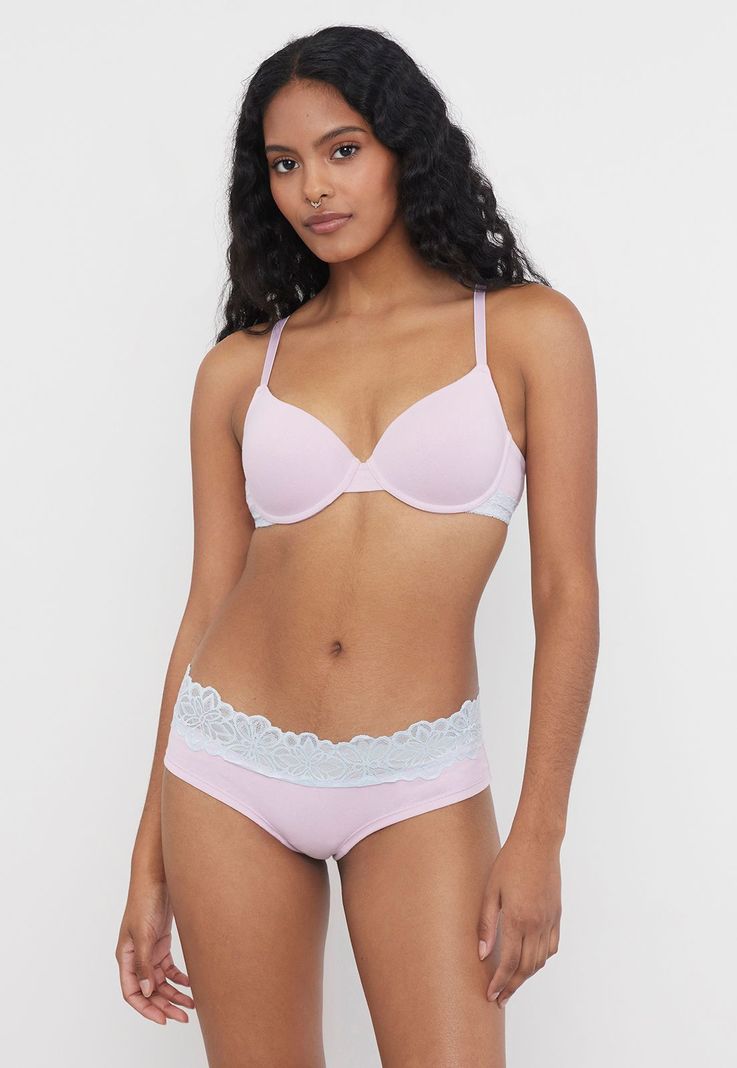 Pantaleta Mujer Cotton Lila Corona-3