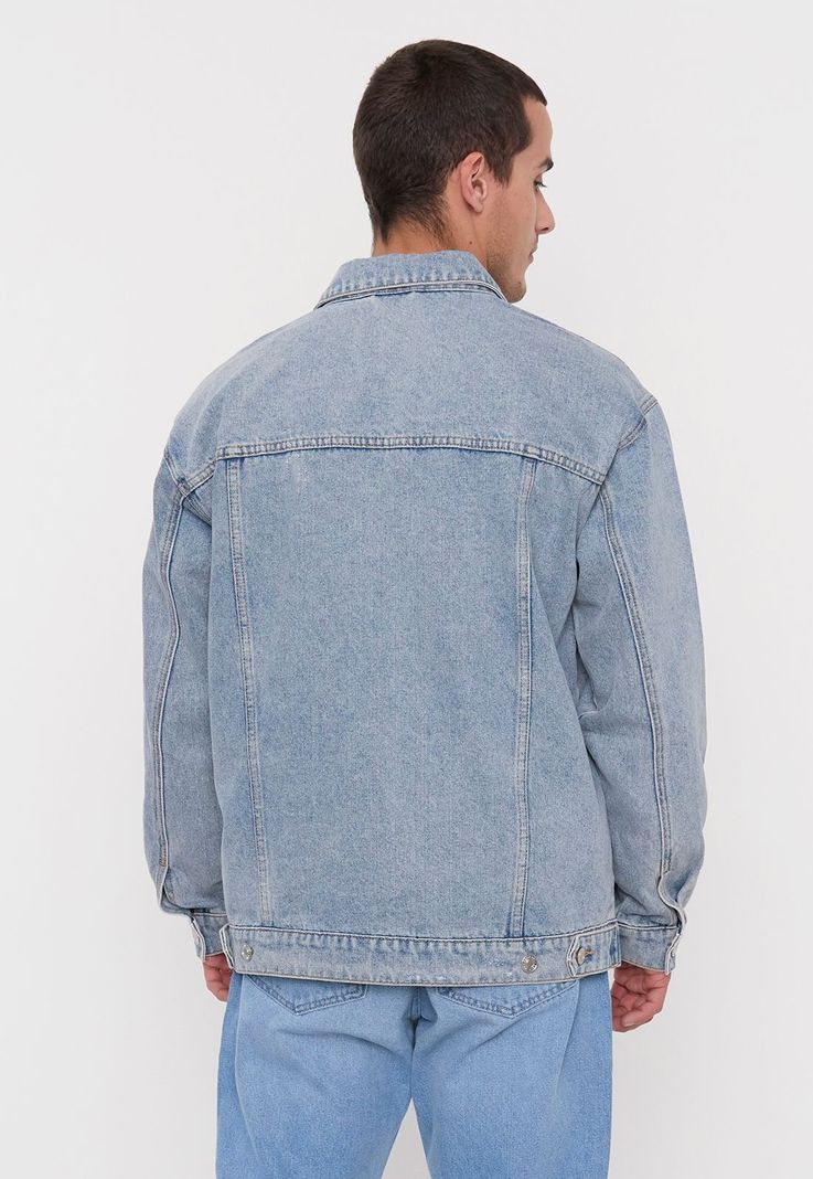 Chaqueta Hombre Azul Claro Denim Corona-2