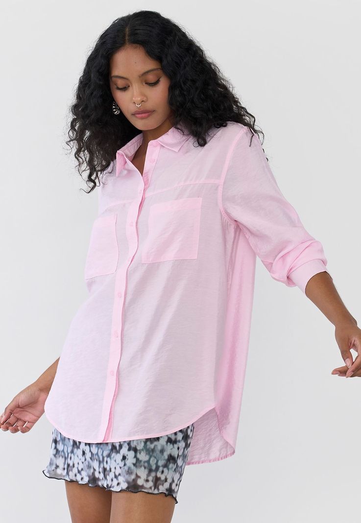 Blusa Mujer Camisera Rosado Corona-2