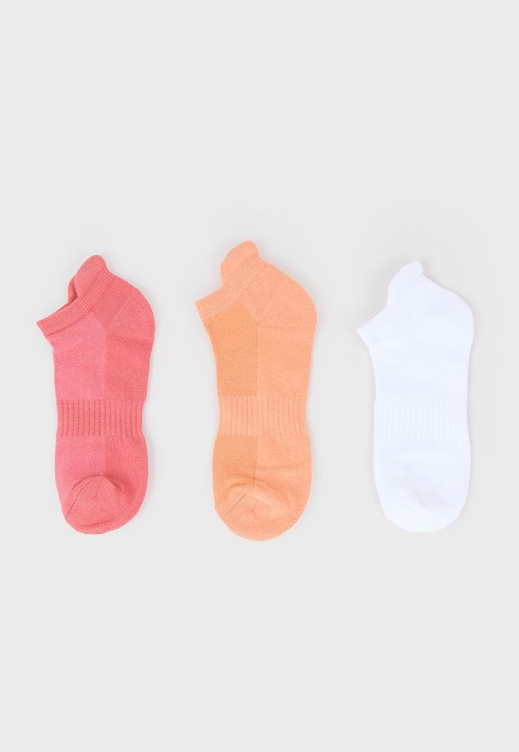 Tripack Calcetines Mujer Cortos Deportivos - Corona-2