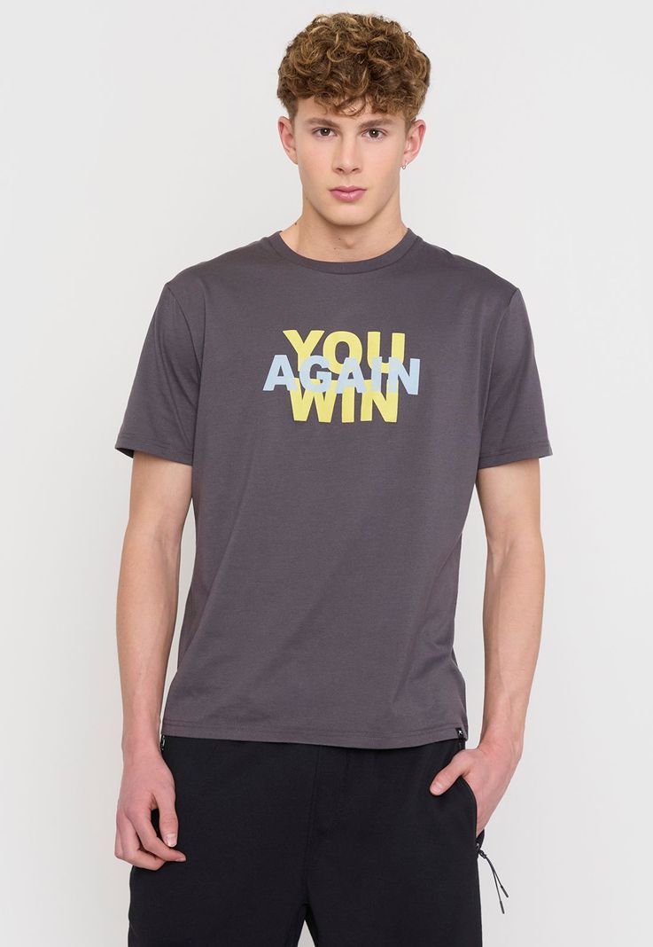 Polera Hombre Deportiva Fun Lettering Charco Corona-0
