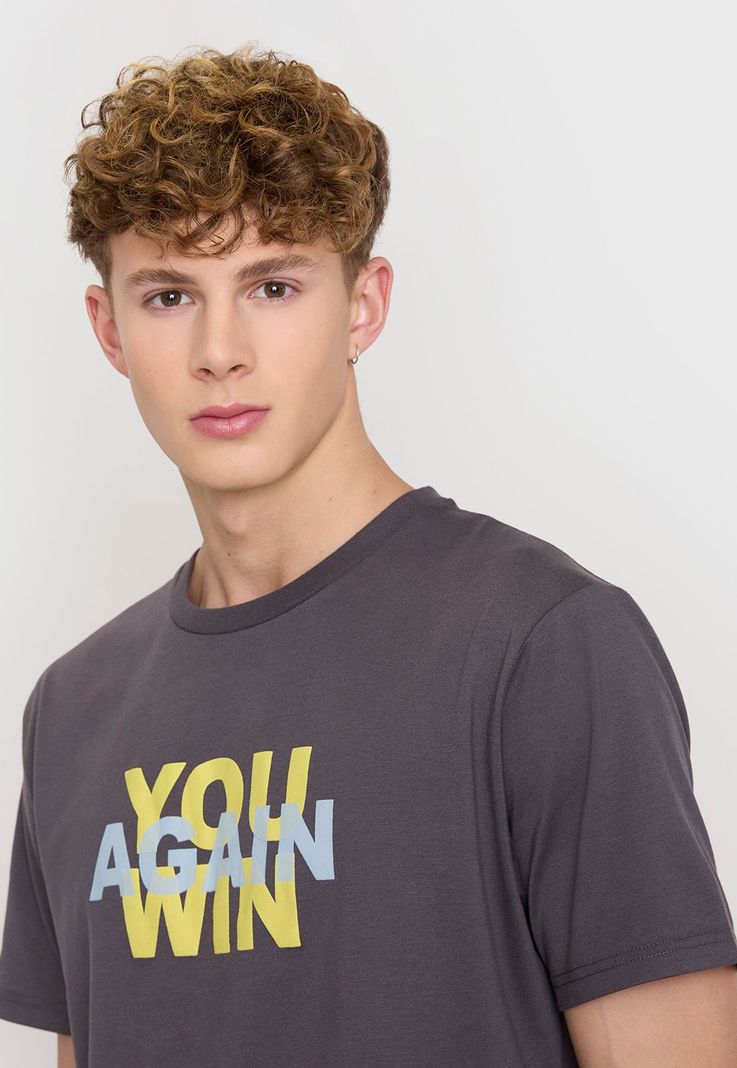Polera Hombre Deportiva Fun Lettering Charco Corona-2