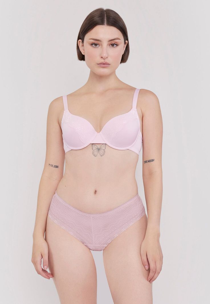 Pantaleta Mujer Full Lace Rosado Corona-0