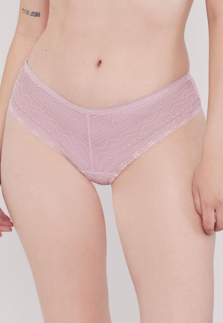 Pantaleta Mujer Full Lace Rosado Corona-1