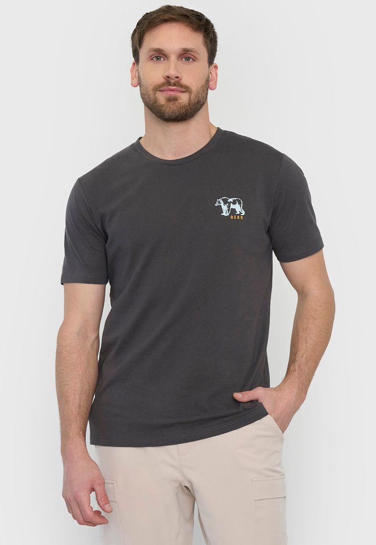 Polera Outdoor Hombre Fun Charcoal Corona-0